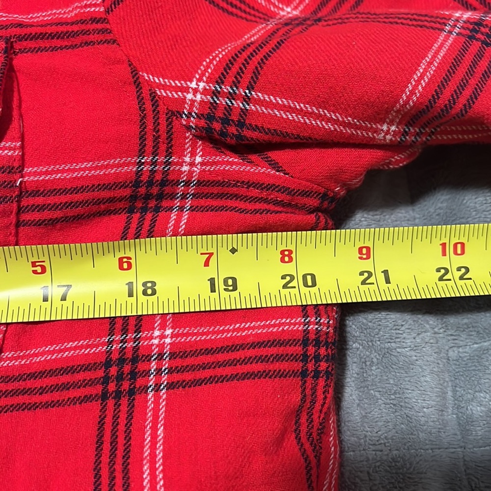 Lucky Brand Flannel Shirt, Jacket, Plaid, Fleece, Warm, Red, Black, Size S - Picture 11 of 12